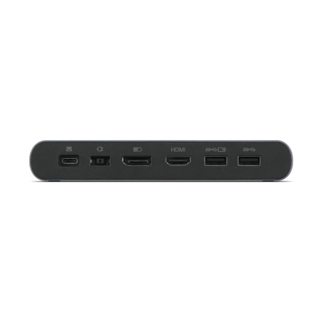 Lenovo Universal Business Dock - Docking station - USB-C - HDMI, DP - 90 Watt - Brown Box - United Kingdom - 3