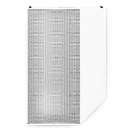 NZXT H series H6 Flow - Mid tower - ATX - windowed side panel (tempered glass) - no power supply - matt white - USB/Audio - 9