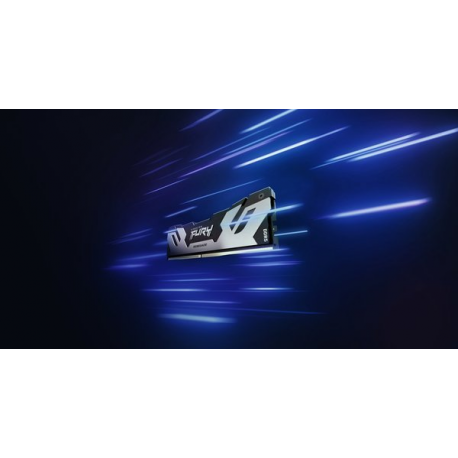 Kingston FURY Renegade Silver - DDR5 - kit - 96 GB: 2 x 48 GB - DIMM 288-pin - 6400 MHz  /  PC5-51200 - CL32 - 1.4 V - unbuffered - on-die ECC - 4