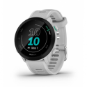 Garmin Forerunner 55 - White - sport watch with band - silicone - white - display 1.04" - Bluetooth, ANT+ - 37 g