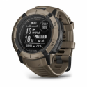 Garmin Instinct 2X Solar - Tactical Edition - 50 mm - fiber-reinforced polymer - Yes smart watch with band - wrist size: 145-228 mm - monochrome - 64 MB - Bluetooth, ANT+ - 67 g - coyote tan