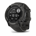 Garmin Instinct 2X Solar - 50 mm - fiber-reinforced polymer - Yes smart watch with band - wrist size: 145-228 mm - monochrome - 64 MB - Bluetooth, ANT+ - 67 g - graphite