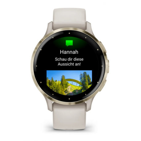 SMARTWATCH VENU 3S/IVORY/GOLD 010-02785-04 GARMIN