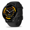 Garmin Venu 3 - 45 mm - black fibre-reinforced polymer - smart watch with band - silicone - wrist size: 135-200 mm - display 1.4" - 8 GB - Bluetooth, Wi-Fi, ANT+ - 30 g