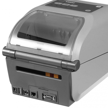 Zebra ZD620 - Label printer - thermal transfer - Roll (11.8 cm) - 300 dpi - up to 152 mm / sec - USB 2.0, LAN, serial, USB host, Bluetooth LE - cutter - grey - 5
