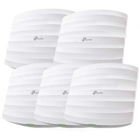 TP-Link Omada EAP245 V3 - Radio access point - 2 ports - Wi-Fi 5 - 2.4 GHz, 5 GHz - cloud-managed - wall  /  ceiling mountable (pack of 5) - 6