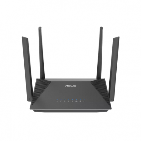 ASUS RT-AX52 - - wireless router - 3-port switch - 1GbE - Wi-Fi 6 - Tri-Band - 0