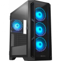 Chieftec Gamer Series APEX - Tower - ATX - windowed side panel (tempered glass) - no power supply (ATX) - black - USB / Audio