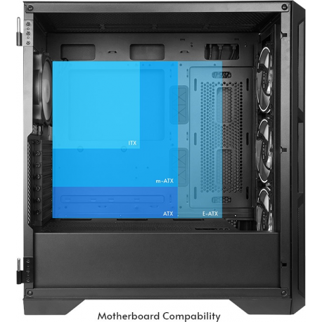 CHIEFTEC APEX A-RGB gaming chassis E-ATX Black