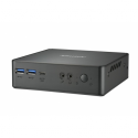 Shuttle XPC nano NC40U7 - Barebone - mini PC - 1 x Core i7 1255U / 1.7 GHz - RAM 0 GB - UHD Graphics 620 - GigE - black