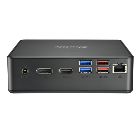 Shuttle XPC nano NC40U7 - Barebone - mini PC - 1 x Core i7 1255U / 1.7 GHz - RAM 0 GB - UHD Graphics 620 - GigE - black - 4