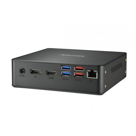Shuttle XPC nano NC40U7 - Barebone - mini PC - 1 x Core i7 1255U / 1.7 GHz - RAM 0 GB - UHD Graphics 620 - GigE - black - 7