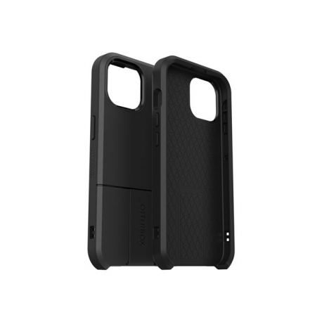 OtterBox uniVERSE Series - Back cover for mobile phone - rugged - polycarbonate, synthetic rubber - black - for Apple iPhone 15 - 0