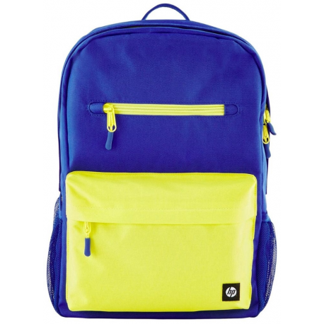 HP - Campus - notebook carrying backpack - 15.6" - blue, lime - 0
