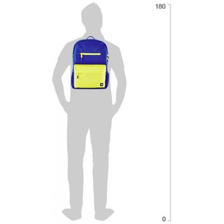HP - Campus - notebook carrying backpack - 15.6" - blue, lime - 8