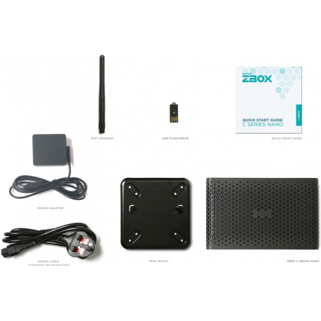 ZOTAC ZBOX C Series CI669 - Barebone - mini PC - 1 x Core i7 1355U / 1.7 GHz - RAM 0 GB - Intel Iris Xe Graphics - GigE, 2.5 GigE, Bluetooth 5.2, Wi-Fi 6 - WLAN: 802.11a / b / g / n / ac / ax, Bluetooth 5.2 - 6