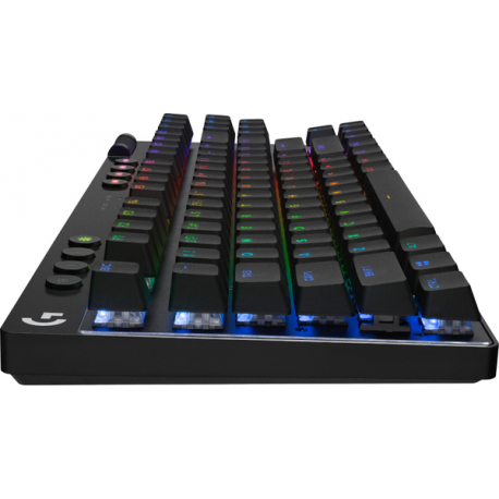 Logitech G PRO X TKL - Keyboard - tenkeyless - backlit - Bluetooth, LIGHTSPEED - QWERTY - German - key switch: Tactile - black - 4