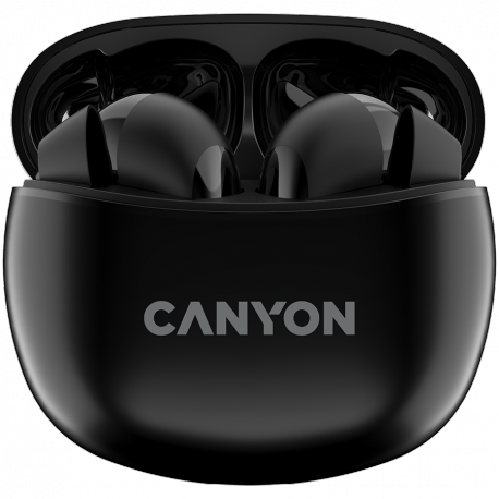 Canyon TWS-5 - True wireless earphones with mic - in-ear - Bluetooth - black - 0
