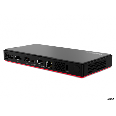 Lenovo ThinkCentre M75n 11BS - Nano - Ryzen 5 Pro 3500U / 2.1 GHz - RAM 8 GB - SSD 256 GB - TCG Opal Encryption, NVMe - Radeon Vega 8 - GigE - WLAN: 802.11a / b / g / n / ac, Bluetooth 5.0 - Win 10 IoT Enterprise - monitor: none - keyboard: Nordic (Danish / Finnish / Norwegian / Swedish) - black - TopSeller - with CO2 Offset 0.5 ton - 5
