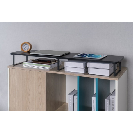 Gembird - Monitor stand - fine texture black - 6
