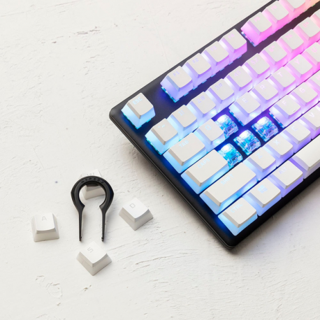HyperX Pudding Keycaps - Keycap set - white - 7