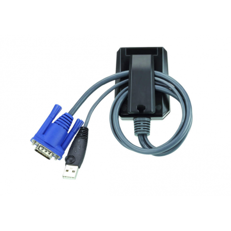 ATEN CV211 Laptop USB Console Adapter - KVM switch - 1 x KVM port(s) - 1 local user - desktop - 3