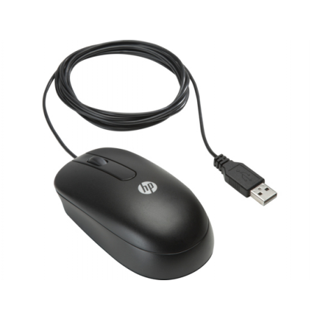 HP - Mouse - optical - 3 buttons - wired - USB - bulk (pack of 100) - 3