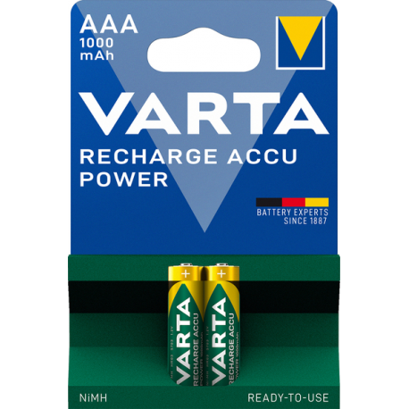 Varta 1x2 Pro. NiMH 1000 mAh AAA - 6