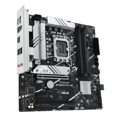 ASUS PRIME B760M-PLUS - Motherboard - micro ATX - LGA1700 Socket - B760 Chipset - USB 3.2 Gen 1, USB 3.2 Gen 2, USB-C 3.2 Gen 1 - 2.5 Gigabit LAN - onboard graphics (CPU required) - HD Audio (8-channel) - 3