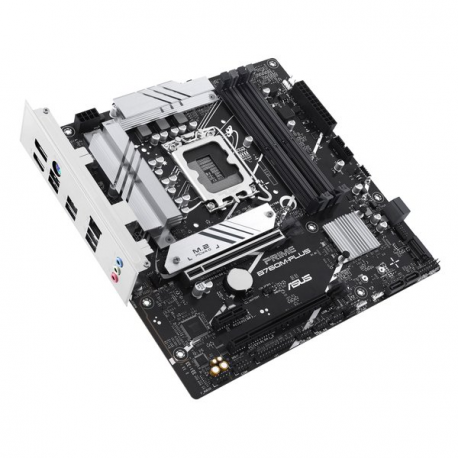 ASUS PRIME B760M-PLUS - Motherboard - micro ATX - LGA1700 Socket - B760 Chipset - USB 3.2 Gen 1, USB 3.2 Gen 2, USB-C 3.2 Gen 1 - 2.5 Gigabit LAN - onboard graphics (CPU required) - HD Audio (8-channel) - 7