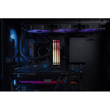 Kingston FURY Beast RGB - DDR5 - module - 32 GB - DIMM 288-pin - 6000 MHz  /  PC5-48000 - CL30 - 1.4 V - unbuffered - on-die ECC - black - 32