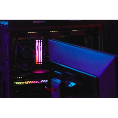 Kingston FURY Beast RGB - DDR5 - kit - 32 GB: 2 x 16 GB - DIMM 288-pin - 6000 MHz  /  PC5-48000 - CL30 - 1.4 V - unbuffered - on-die ECC - black - 14