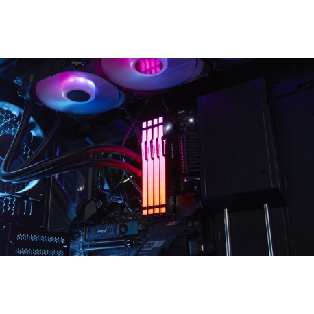 Kingston FURY Beast RGB - DDR5 - kit - 32 GB: 2 x 16 GB - DIMM 288-pin - 6000 MHz  /  PC5-48000 - CL30 - 1.4 V - unbuffered - on-die ECC - black - 23