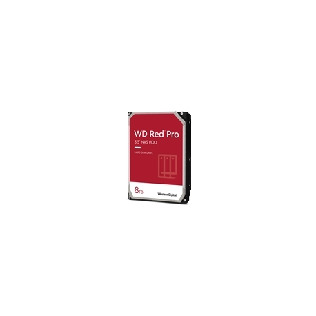 WD Red Pro WD8005FFBX - Hard drive - 8 TB - internal - 3.5" - SATA 6Gb / s - 7200 rpm - buffer: 256 MB - 0