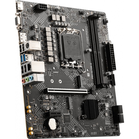 MSI PRO H610M-G - Motherboard - micro ATX - LGA1700 Socket - H610 Chipset - USB 3.2 Gen 1 - Gigabit LAN - onboard graphics (CPU required) - HD Audio (8-channel) - 4