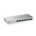 Zyxel XMG-100 Series XMG-108 - Switch - unmanaged - unmanaged - 8 x 100 / 1000 / 2.5G + 1 x Gigabit SFP  /  10 Gigabit SFP+ - desktop, wall-mountable