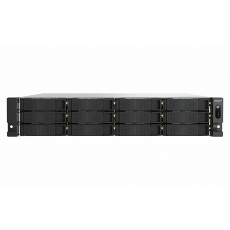 QNAP TS-H1277AXU-RP - NAS server - 12 bays - rack-mountable - SATA 6Gb / s - RAID RAID 0, 1, 5, 6, 10, 50, JBOD, 60 - RAM 16 GB - 2.5 Gigabit Ethernet  /  10 Gigabit Ethernet - iSCSI support - 2U - 0