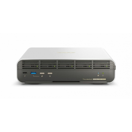 QNAP TBS-H574TX - NAS server - 5 bays - RAID RAID 0, 1, 5, 6, 10, 50, JBOD, 60, 60 hot spare - RAM 16 GB - 2.5 Gigabit Ethernet  /  10 Gigabit Ethernet - iSCSI support - 0