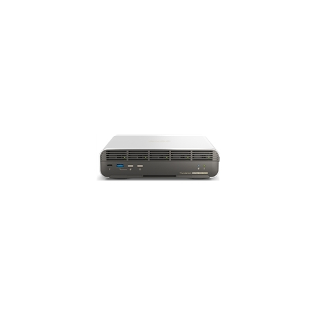 QNAP TBS-H574TX - NAS server - 5 bays - RAID RAID 0, 1, 5, 6, 10, 50, JBOD, 60, 60 hot spare - RAM 16 GB - 2.5 Gigabit Ethernet  /  10 Gigabit Ethernet - iSCSI support - 1