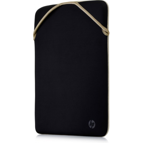 HP Protective - Notebook sleeve - up to 15.6" - black, gold - for ENVY Laptop 15; ENVY x360 Laptop; Laptop 15; Pavilion x360 Laptop - 1