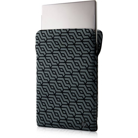 HP Reversible Protective - Notebook sleeve - 14.1" - black, geometric - for Chromebook 14; Chromebook x360; Laptop 14; Pavilion Laptop 14; Pavilion x360 Laptop - 7