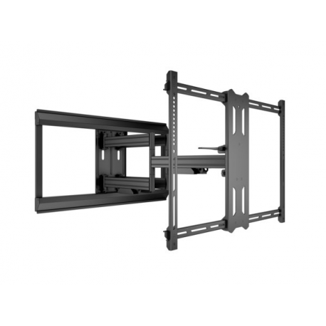 Multibrackets M Universal Flexarm Pro Dual HD Offset - Mounting kit (bracket) - full-motion - for flat panel - solid steel - black - screen size: 42"-100" - wall-mountable - 0