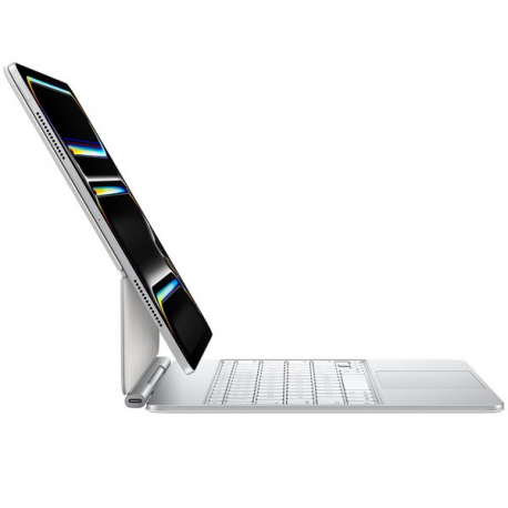 Apple Magic Keyboard - Keyboard and folio case - with trackpad - backlit - Apple Smart connector - Swedish - white - 2