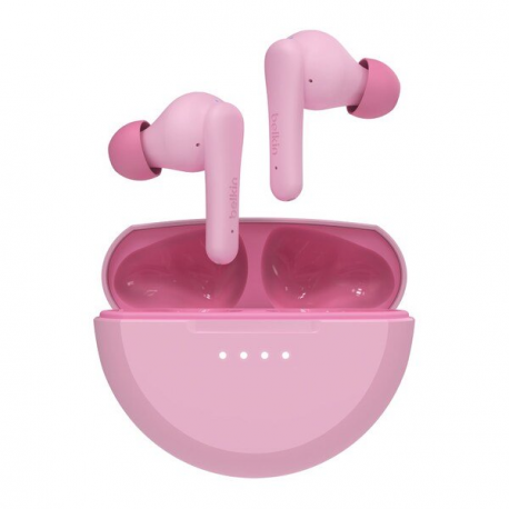 Belkin SoundForm Nano 2 for Kids - True wireless earphones with mic - in-ear - Bluetooth - pink - 0