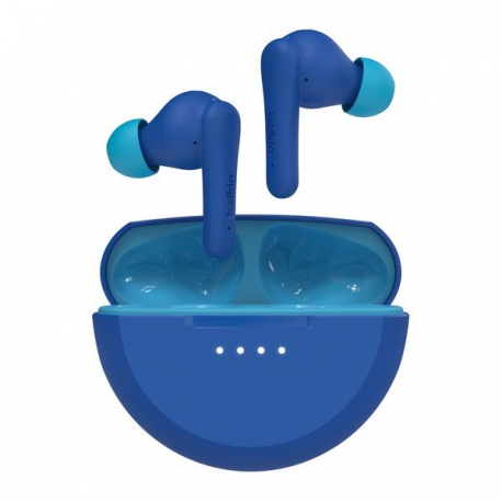 Belkin SoundForm Nano 2 for Kids - True wireless earphones with mic - in-ear - Bluetooth - blue - 0