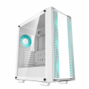 DeepCool CC560 WH V2 - Mid tower - ATX - windowed side panel (tempered glass) - no power supply (ATX / PS / 2) - white - USB / Audio