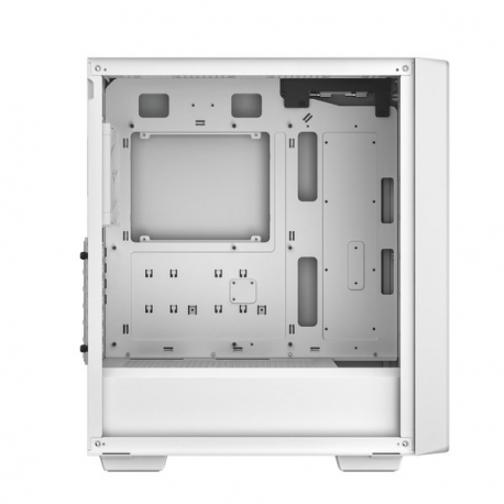 DeepCool CC560 WH V2 - Mid tower - ATX - windowed side panel (tempered glass) - no power supply (ATX / PS / 2) - white - USB / Audio - 4