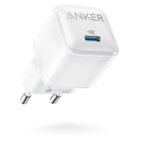 Anker Nano pro series 5 511 - Power adapter - nano pro - 20 Watt - 3 A - IQ 3.0 (24 pin USB-C) - aurora white - 1