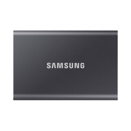Samsung T7 MU-PC4T0T - SSD - encrypted - 4 TB - external (portable) - USB 3.2 Gen 2 (USB-C connector) - 256-bit AES - grey - 0
