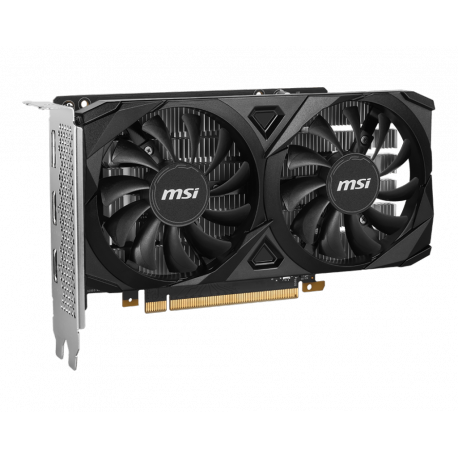 MSI GeForce RTX 3050 VENTUS 2X 6G OC - Graphics card - GF RTX 3050 - 6 GB GDDR6 - PCIe 4.0 x16 - 2 x HDMI, DisplayPort - 2